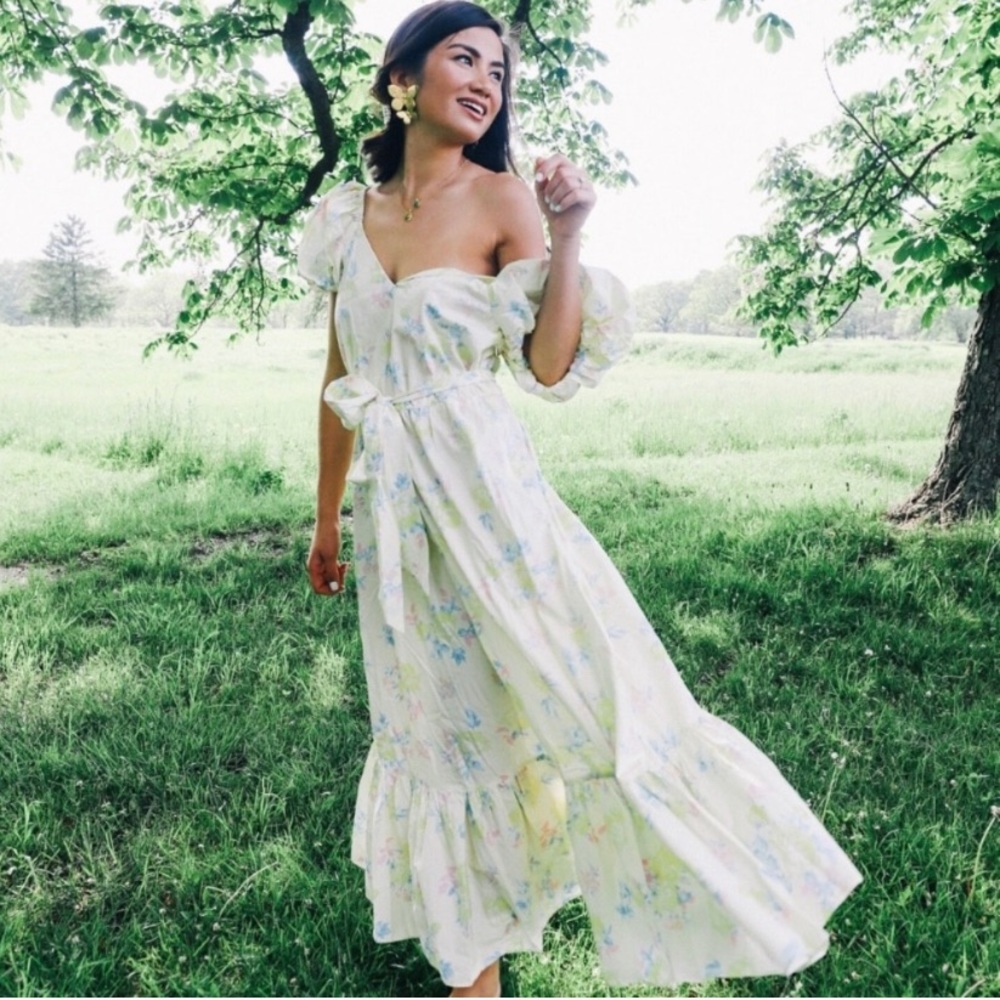 NWT LoveShackFancy x Target Ines Dress Yellow